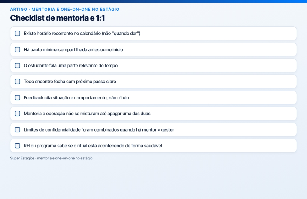 one-on-one estágio
